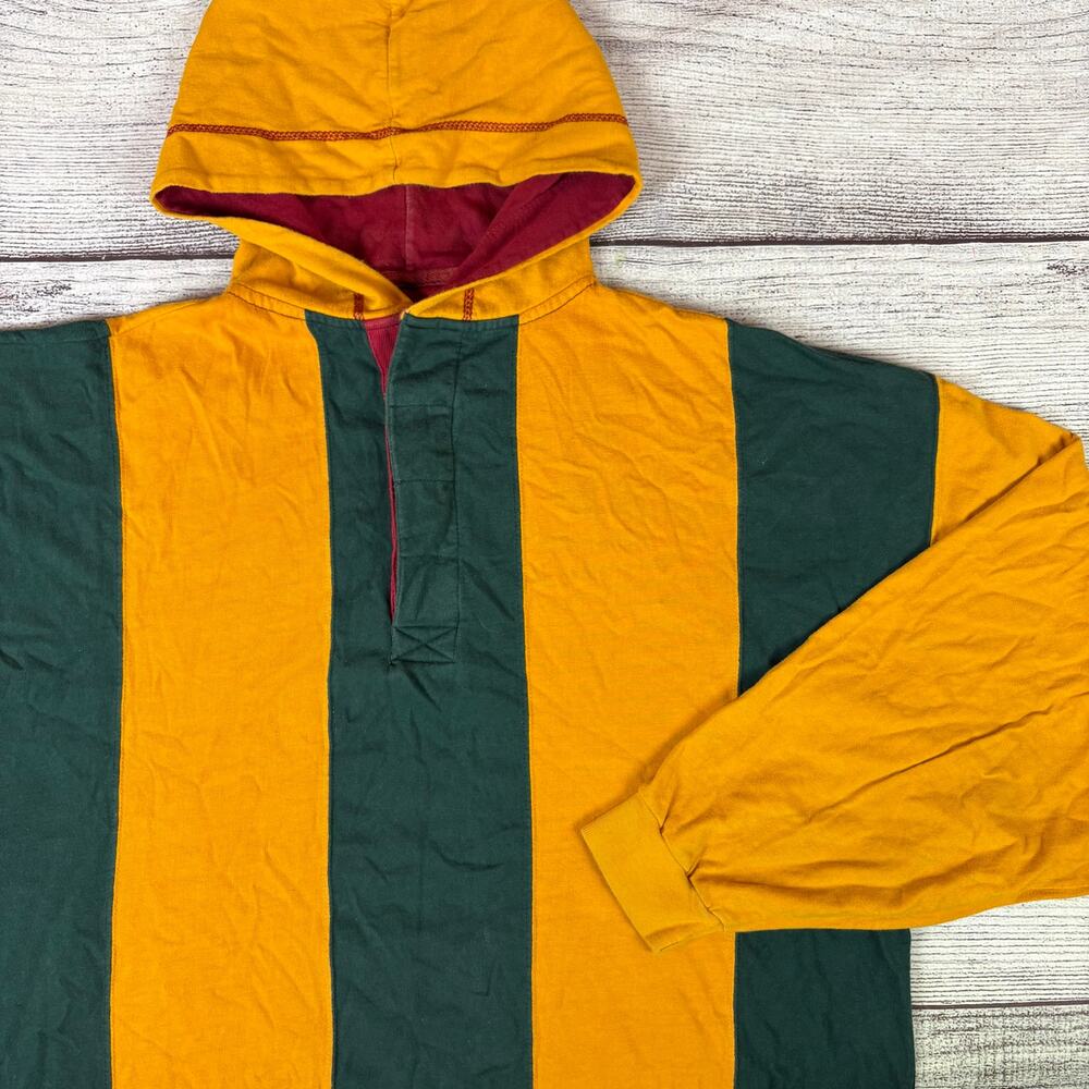 Vintage 1990s Extreme Control Striped Color Block Hoodie